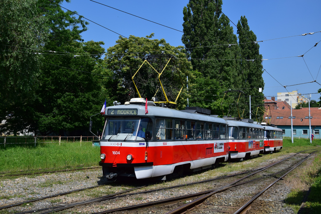 Брно, Tatra T3G № 1604