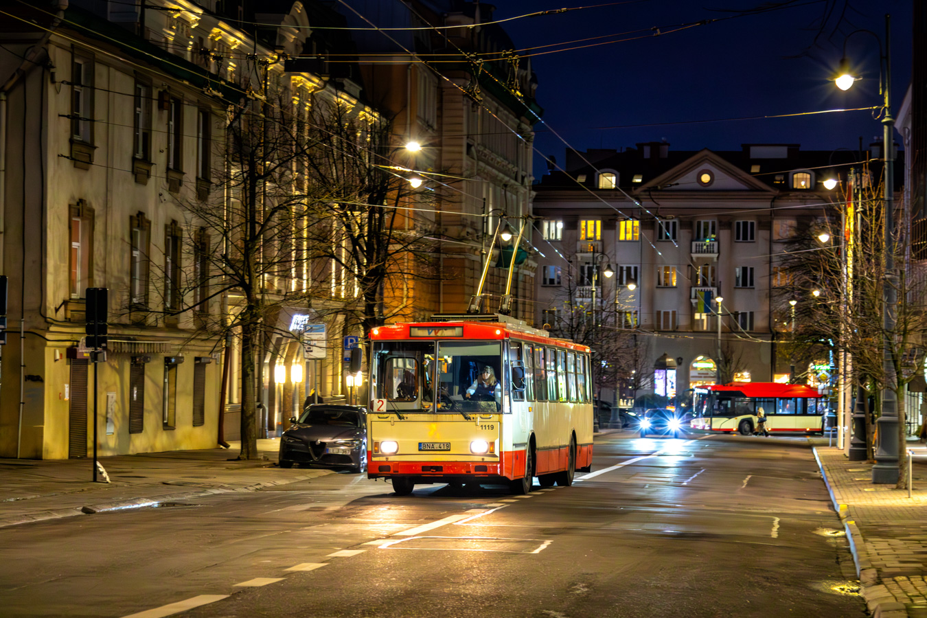 Вильнюс, Škoda 14Tr10/6 № 1119