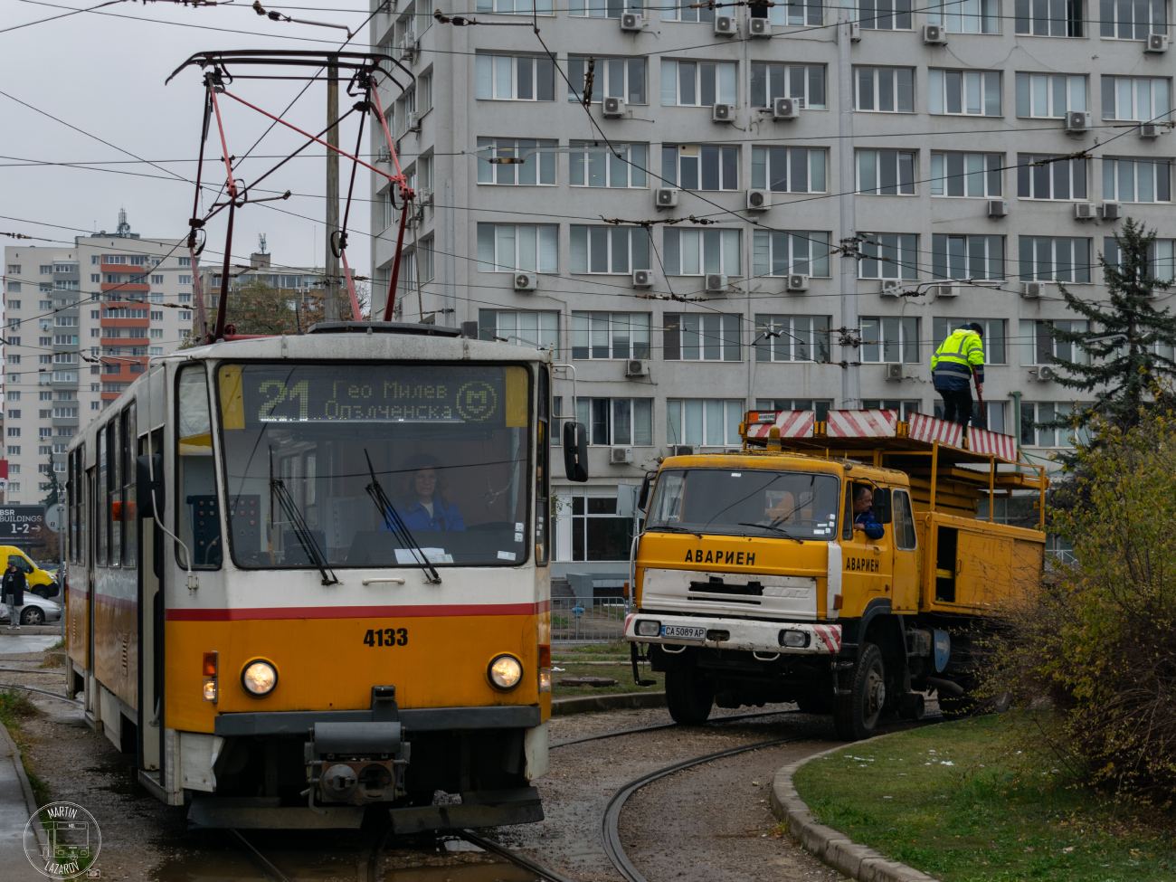 София, Tatra T6B5B № 4133; София — Служебни транспортни средства
