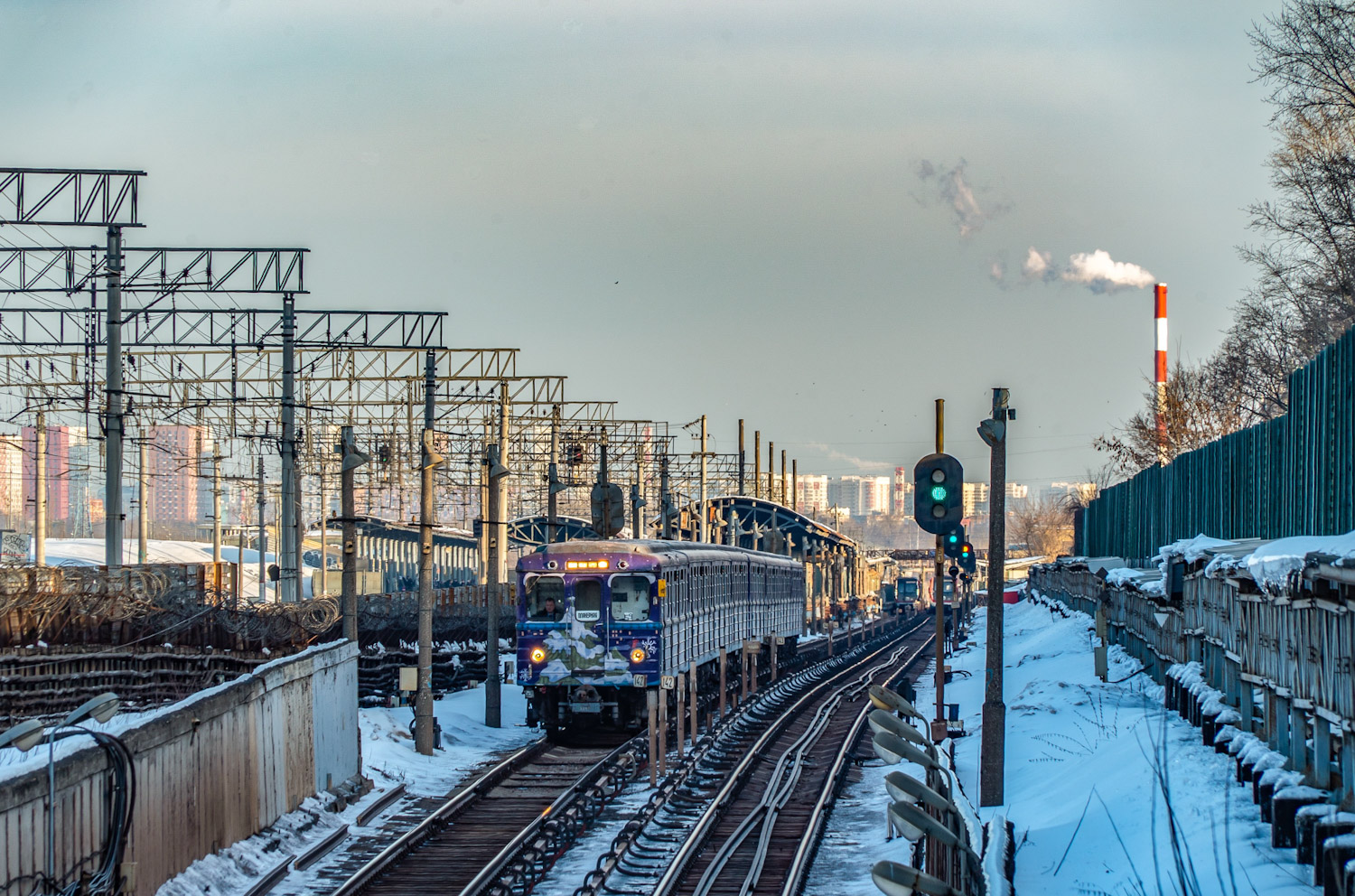 Moscow — Metro — Vehicles — Type Ezh3/Em-508T; Moscow — Metro — [7] Tagansko-Krasnopresnenskaya Line