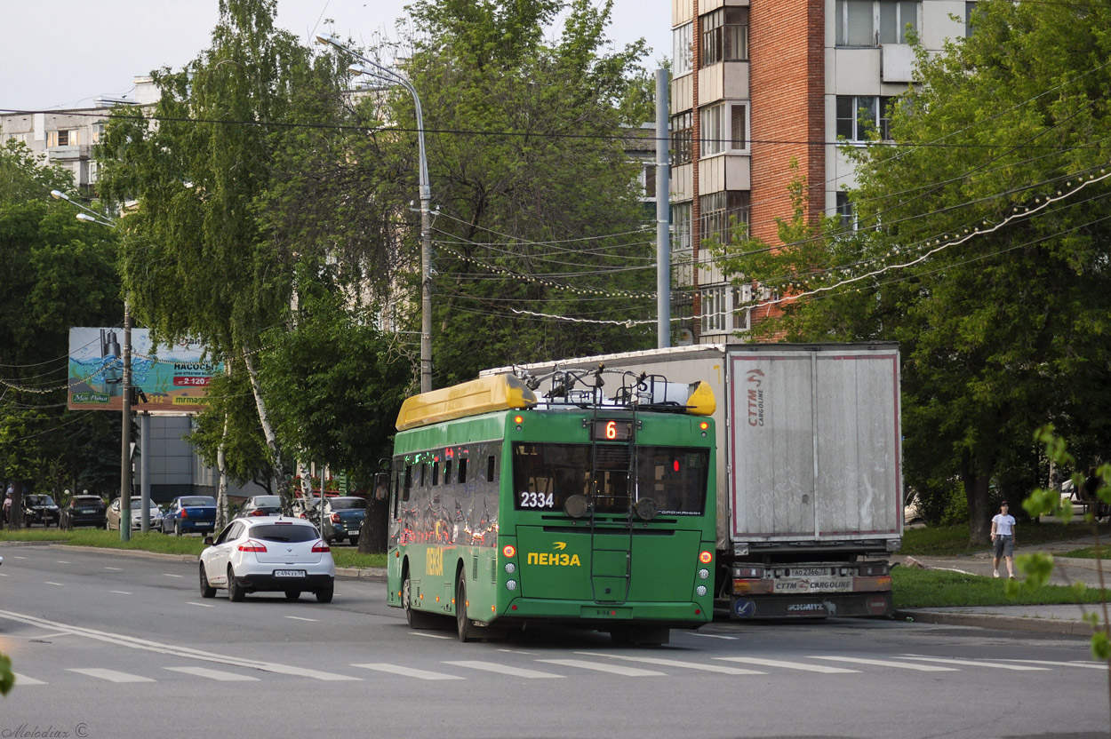 Пенза, УТТЗ-6241.01 «Горожанин» № 2334