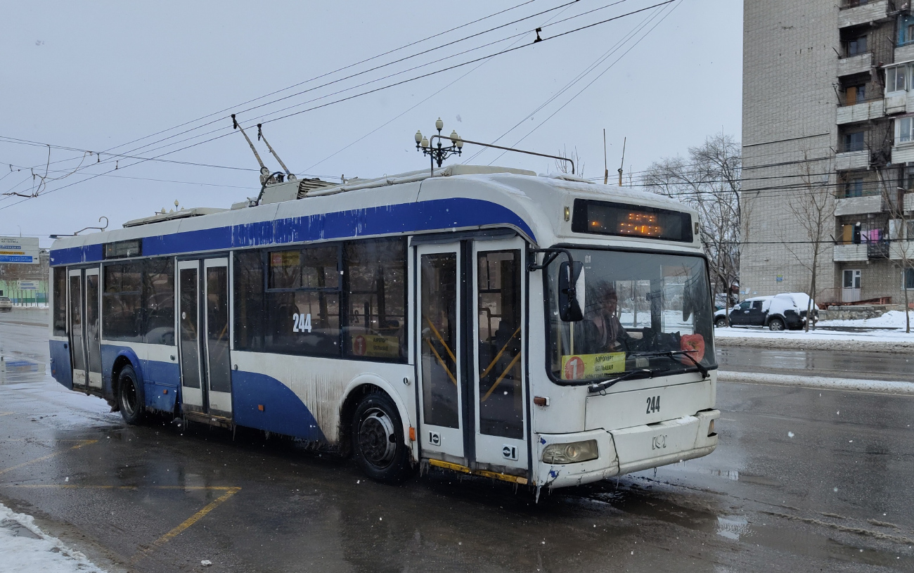 Хабаровск, БКМ 321 № 244; Хабаровск — Линии электротранспорта и инфраструктура