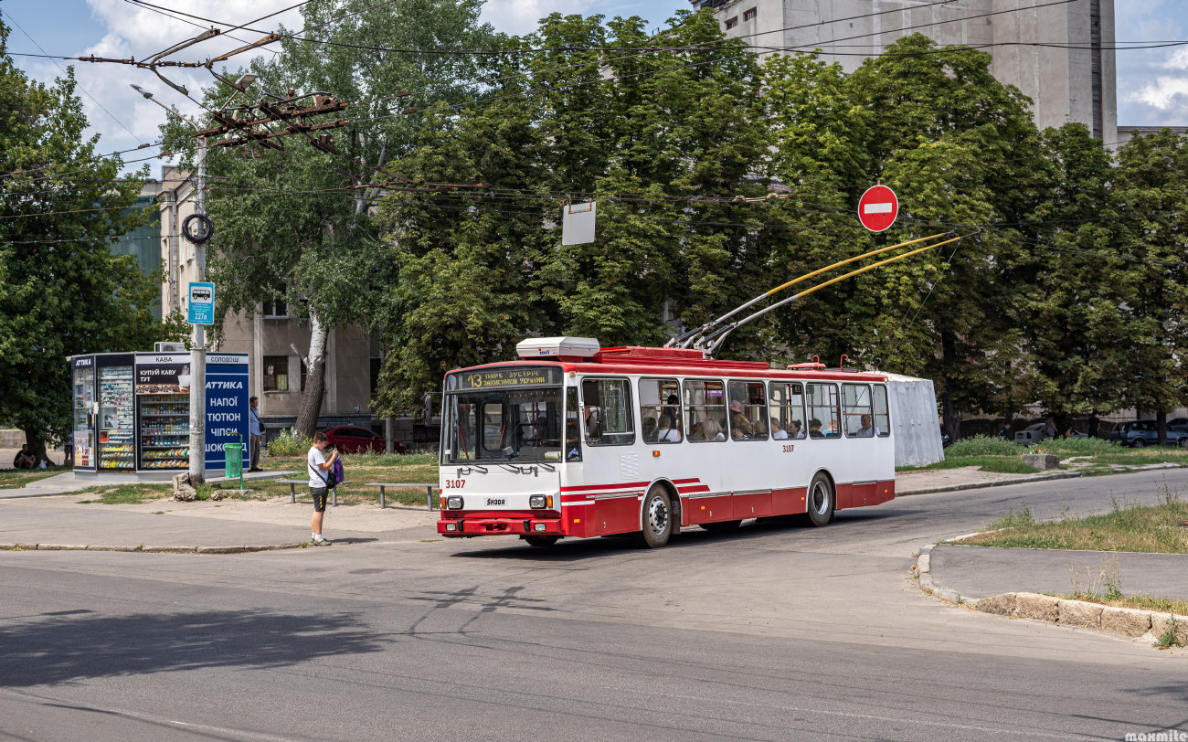 Харьков, Škoda 14TrM № 3107