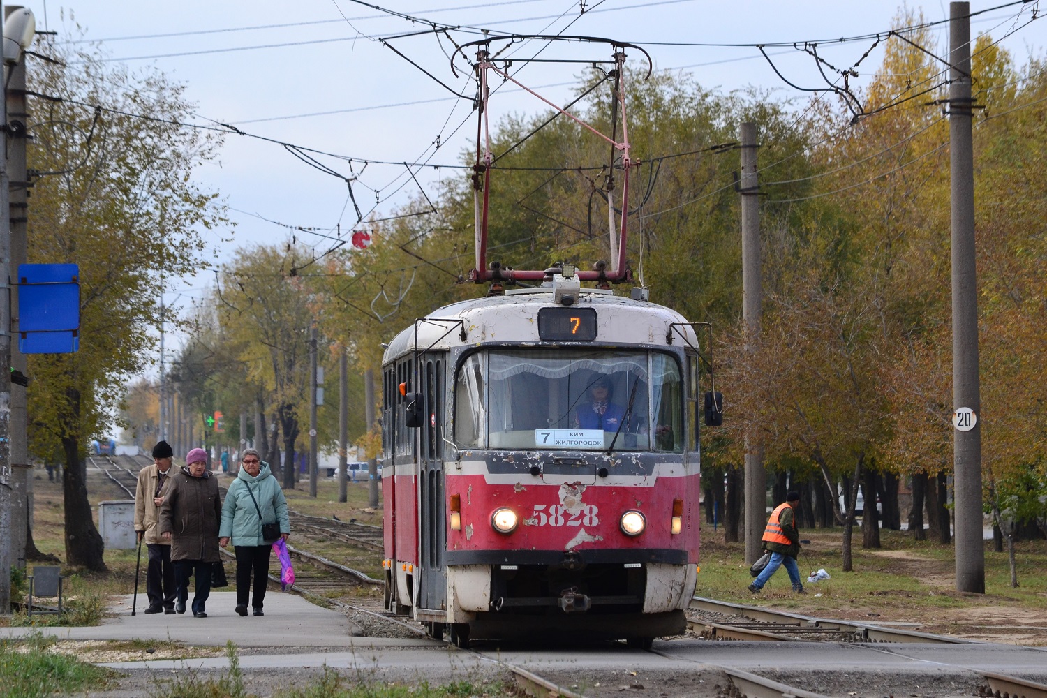 Волгоград, Tatra T3SU № 5828