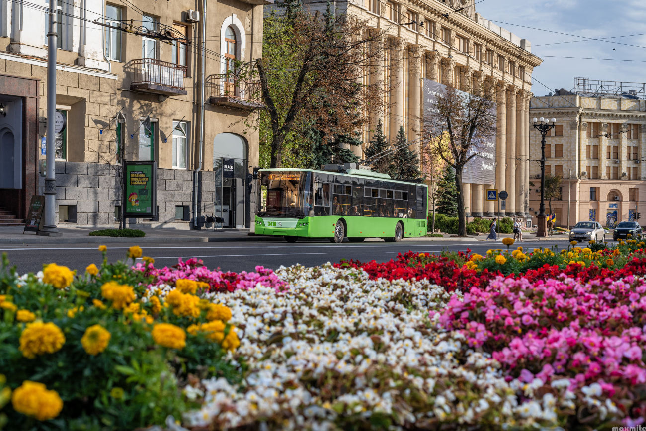 Харьков, ЛАЗ E183A1 № 3410
