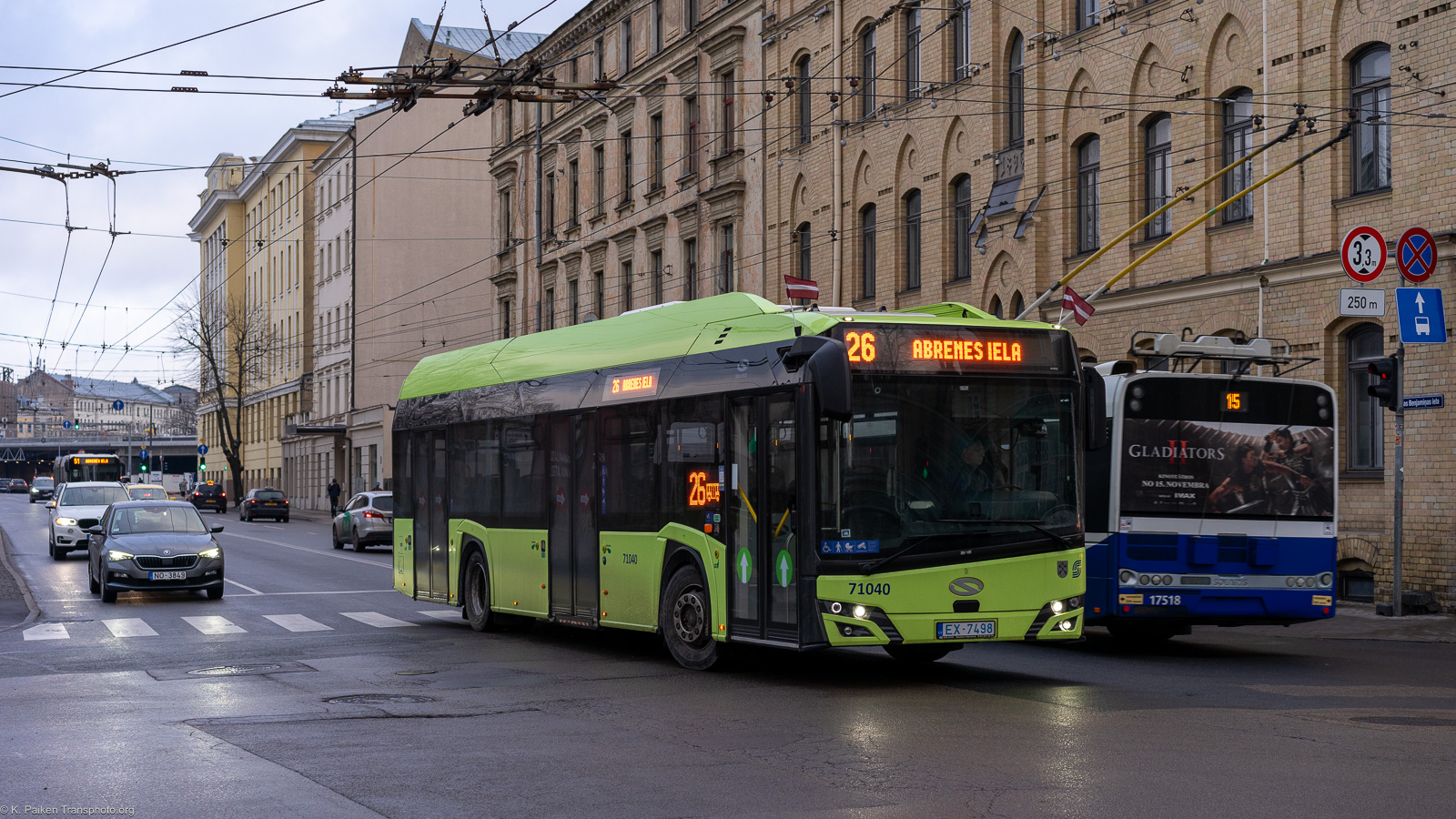 Рига, Solaris Urbino IV 12 Electric № 71040