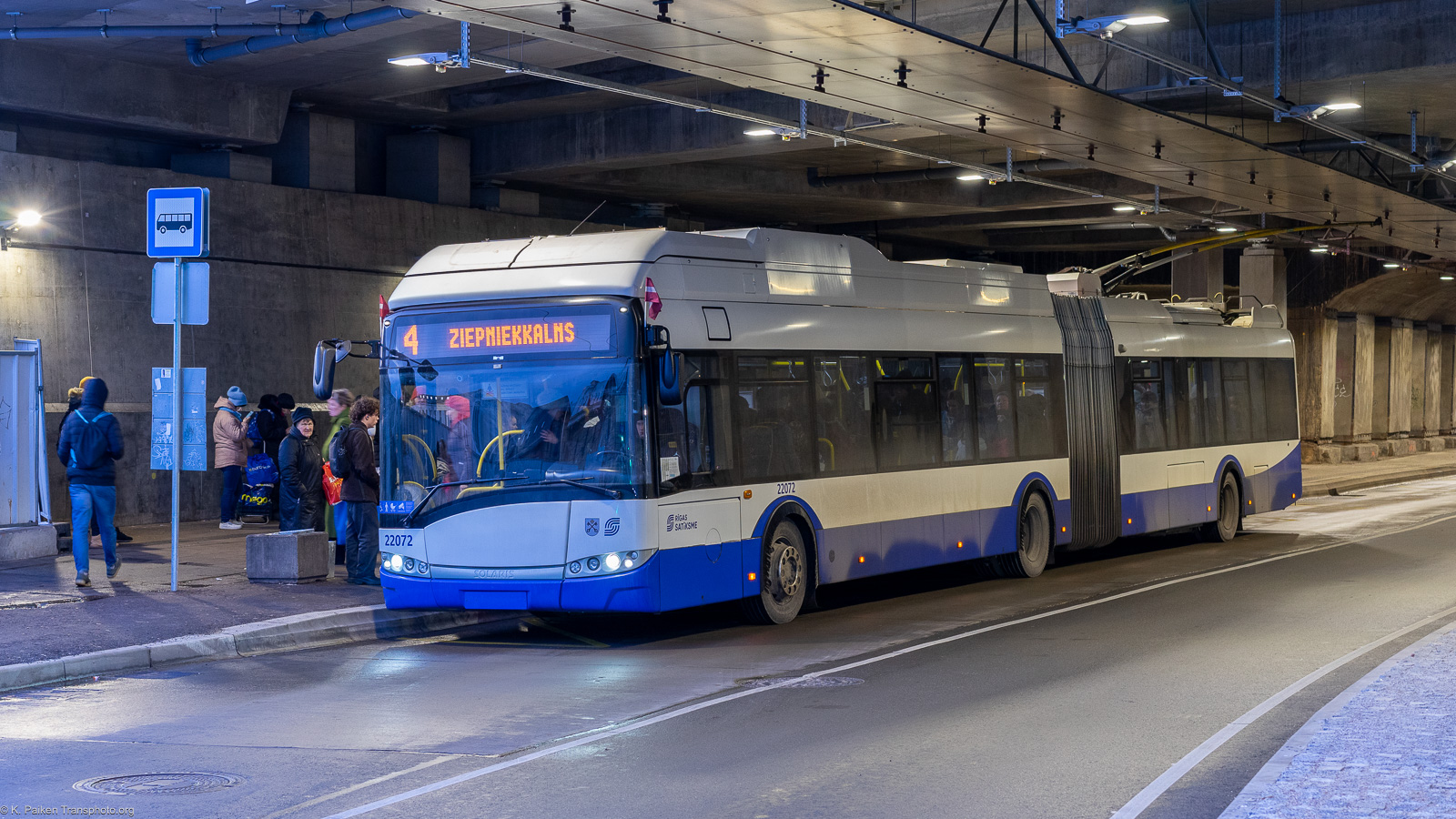 Рига, Solaris Trollino III 18,75 H2 № 22072