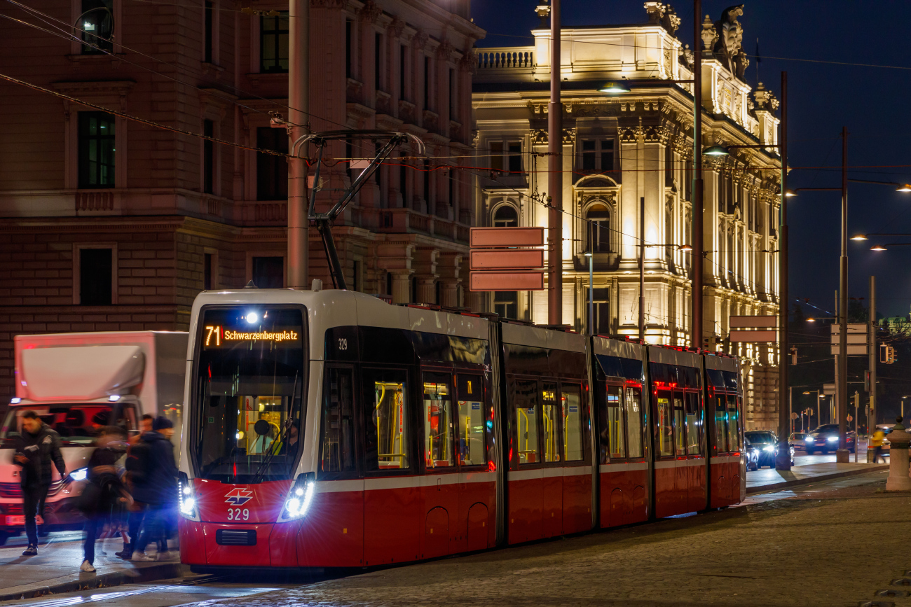 Вена, Bombardier Flexity Wien (Type D) № 329 Вена, Bombardier Flexity Wien (Type D) № 329