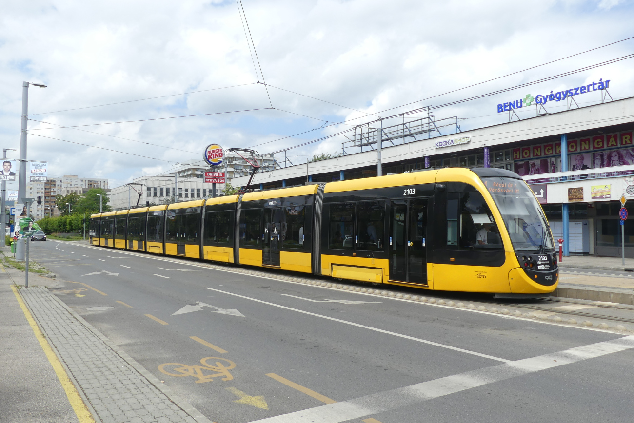 Budapešta, CAF Urbos 3 № 2103