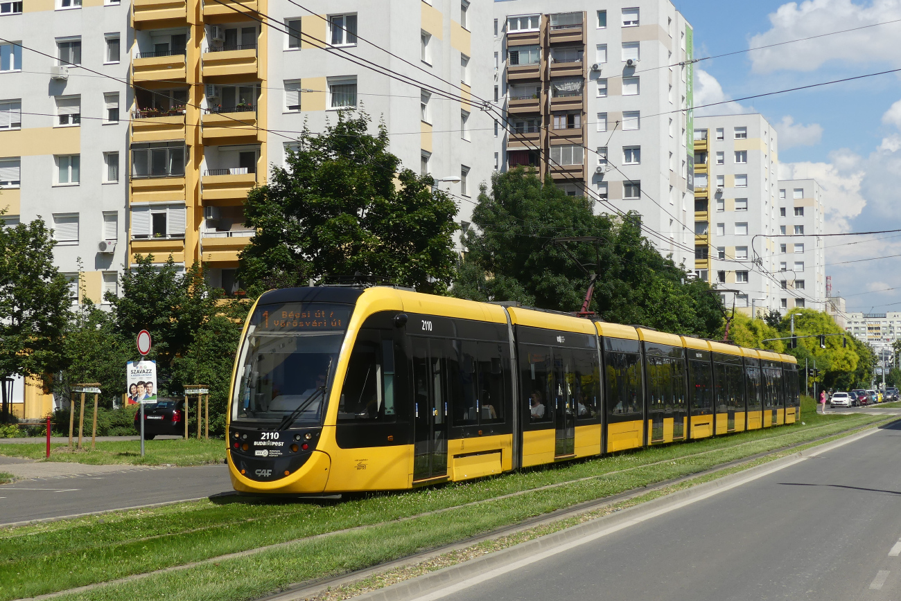 Будапешт, CAF Urbos 3 № 2110