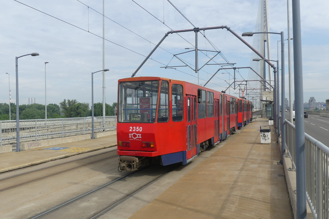 Белград, Tatra KT4YU-M № 2350