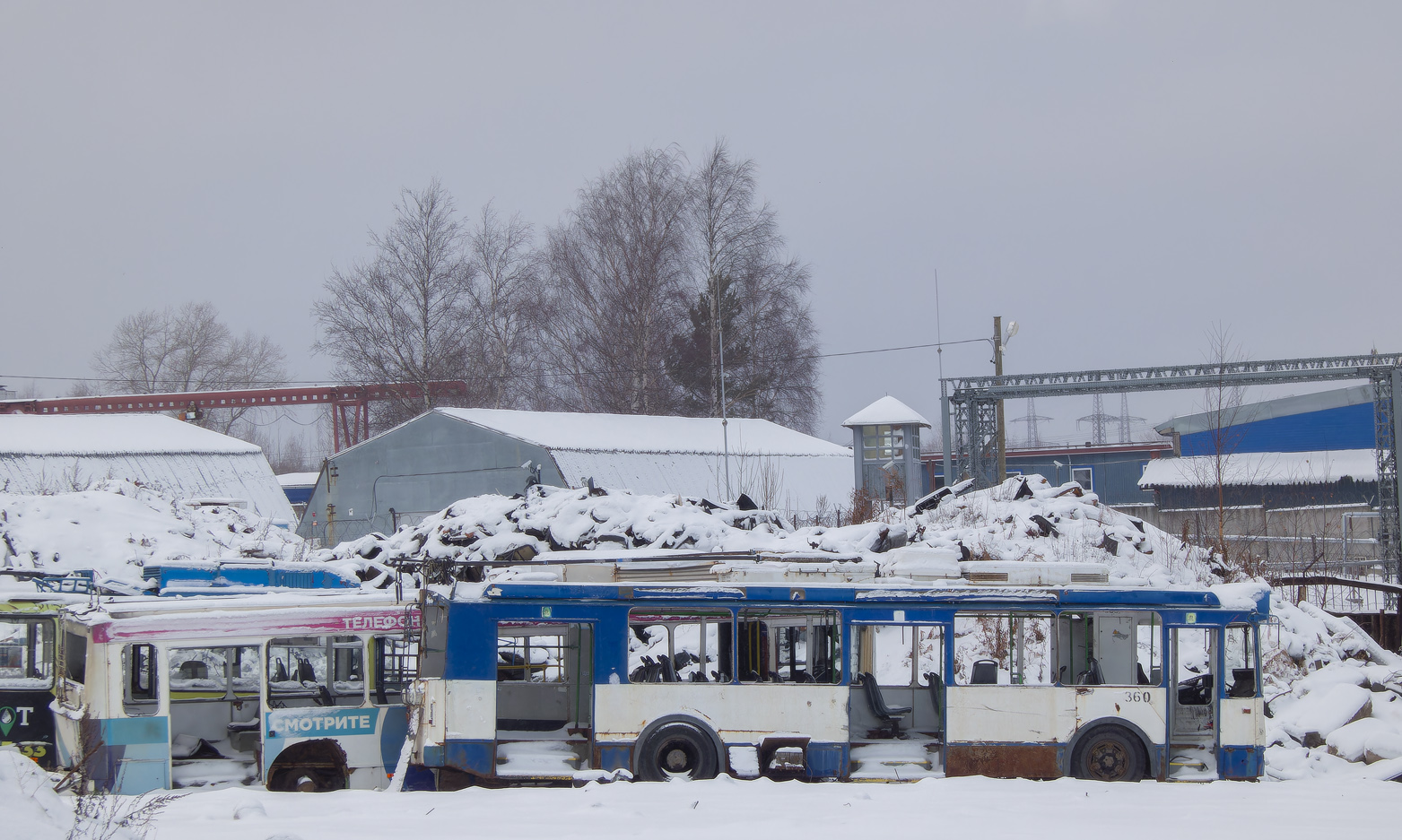 Petrozavodsk, ZiU-682G-016.02 № 360; Petrozavodsk — Storage and decommissioning bases for trolleybuses