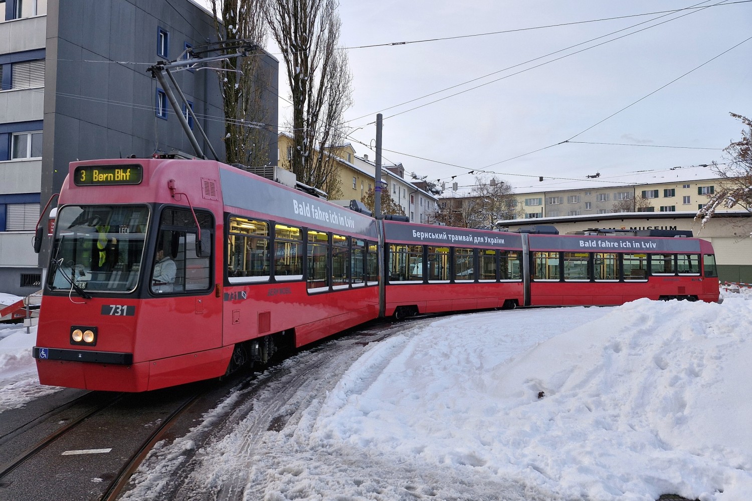 Берн, ACMV/ABB/Duewag Be 4/8 № 731