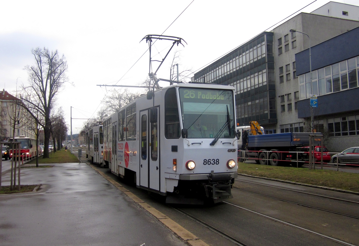 Prague, Tatra T6A5 Br. 8638