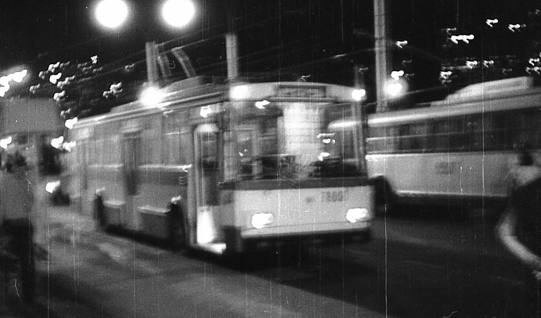 Krymski trolejbus, Škoda 14TrS Nr 7800; Krymski trolejbus, Škoda 9Tr19 Nr 5500; Krymski trolejbus — Historical photos (1959 — 2000)
