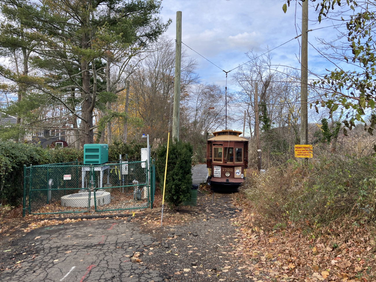 Ист-Хейвен - Бранфорд — 90 лет Electric Railroaders Association (ERA); Ист-Хейвен - Бранфорд — Трамвайные линии и инфраструктура