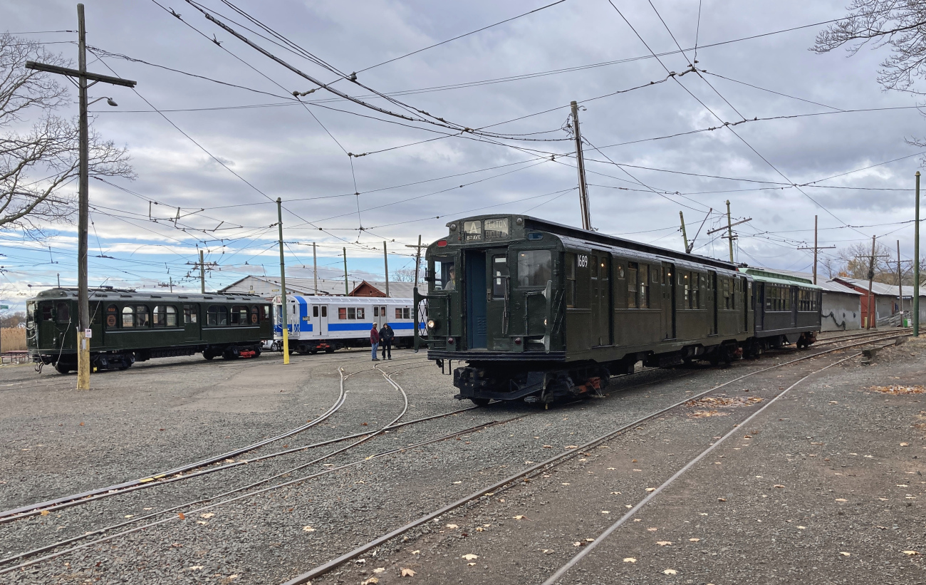 Ист-Хейвен - Бранфорд, ACF R9 № 1689; Ист-Хейвен - Бранфорд — 90 лет Electric Railroaders Association (ERA) Ист-Хейвен - Бранфорд, ACF R9 № 1689; Ист-Хейвен - Бранфорд — 90 лет Electric Railroaders Association (ERA)