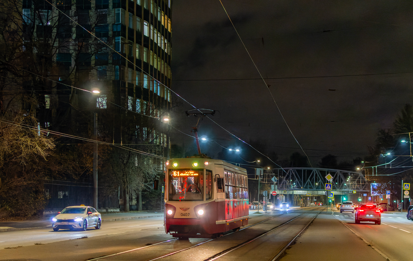Санкт Петербург, ЛМ-68М2 (мод. СПб ГЭТ) № 0407