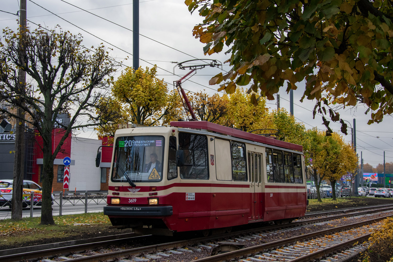 Санкт-Петербург, ТС-77 № 3619