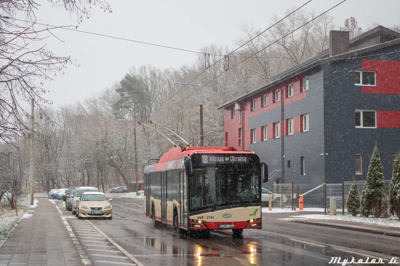Вильнюс, Solaris Trollino IV 12 Škoda № 2755