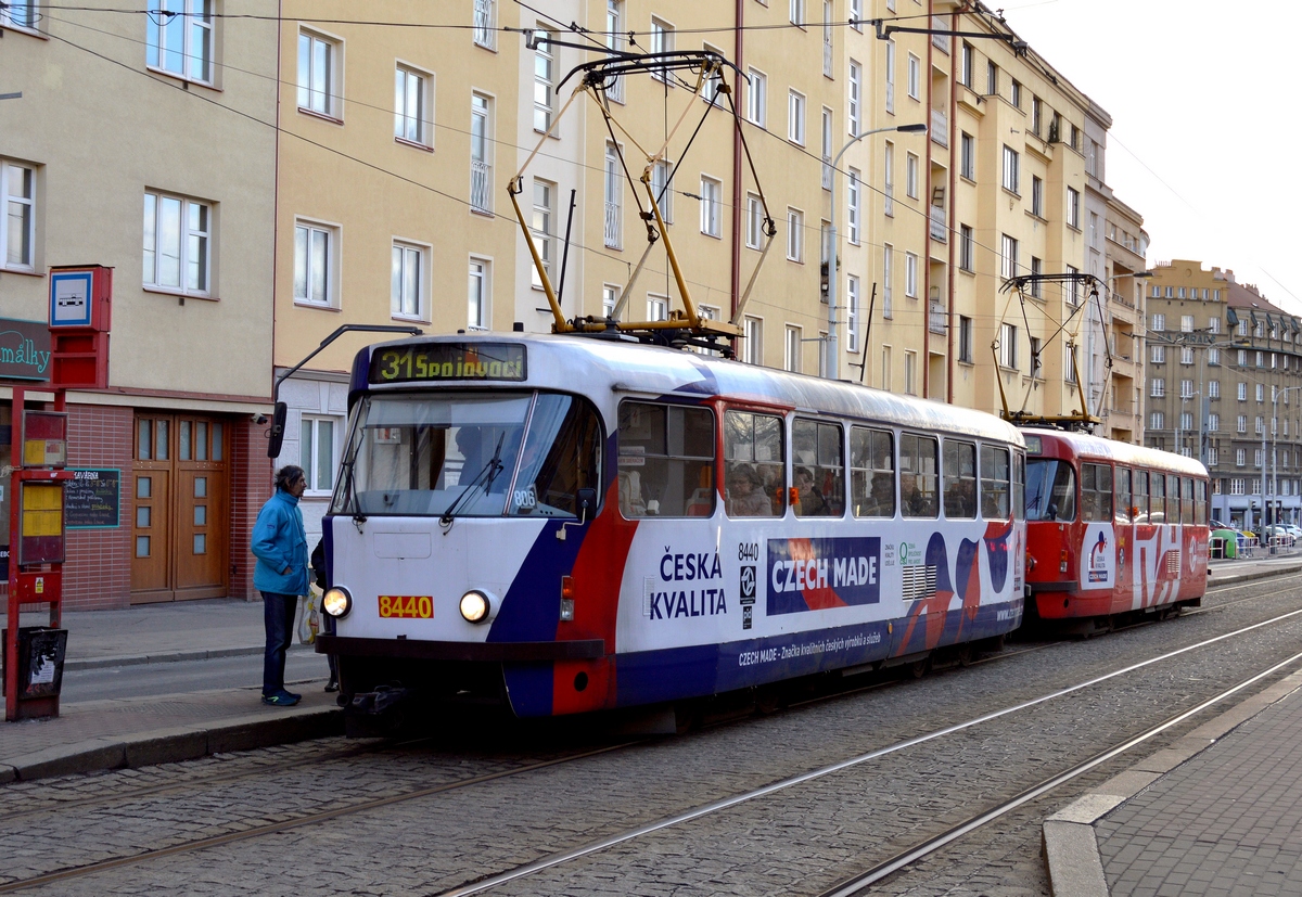 Прага, Tatra T3R.P № 8440