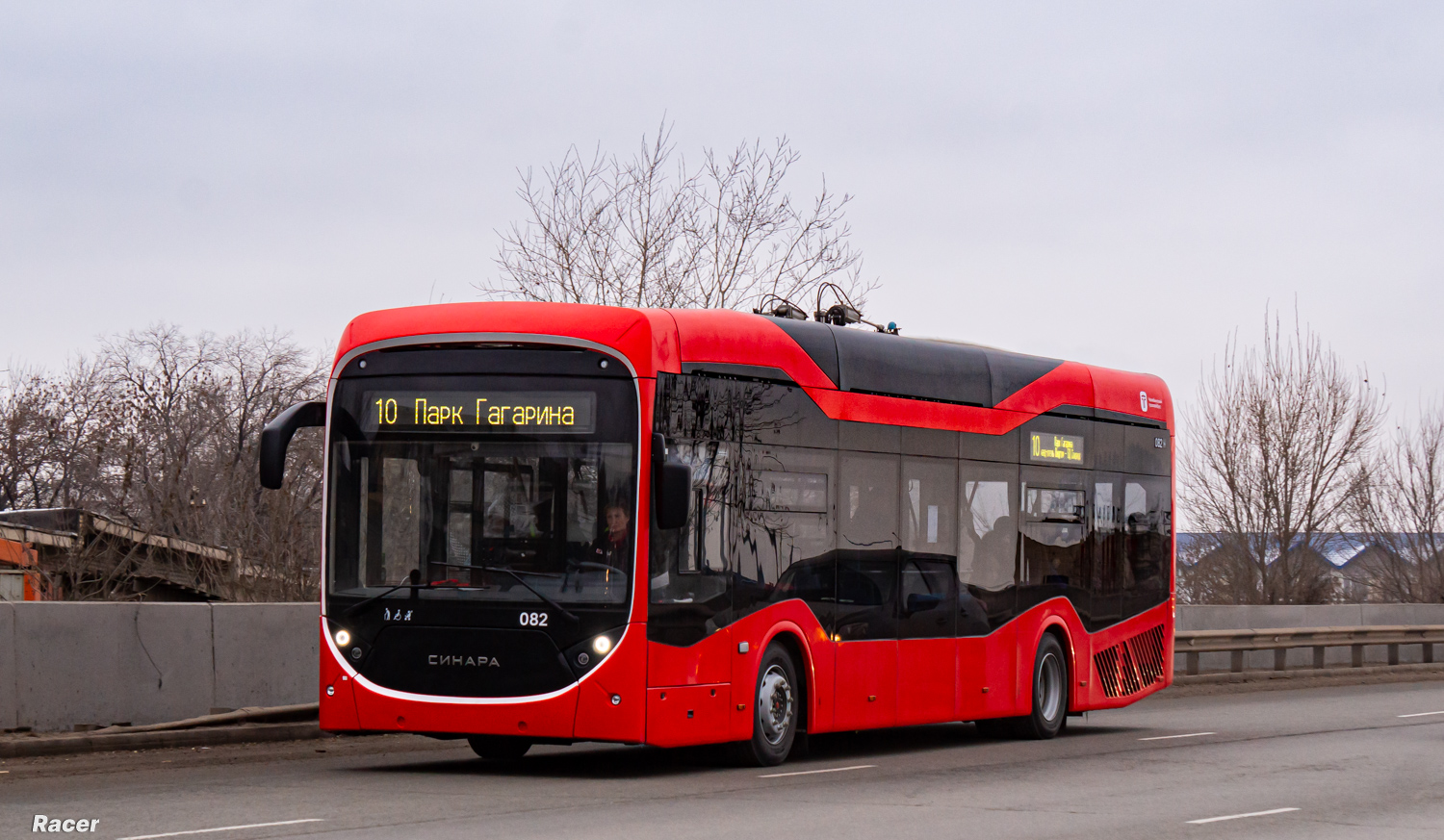 Tscheljabinsk, Sinara 6254.00 Nr. 082; Tscheljabinsk — Driving on an autonomous course Tscheljabinsk, Sinara 6254.00 Nr. 082; Tscheljabinsk — Driving on an autonomous course