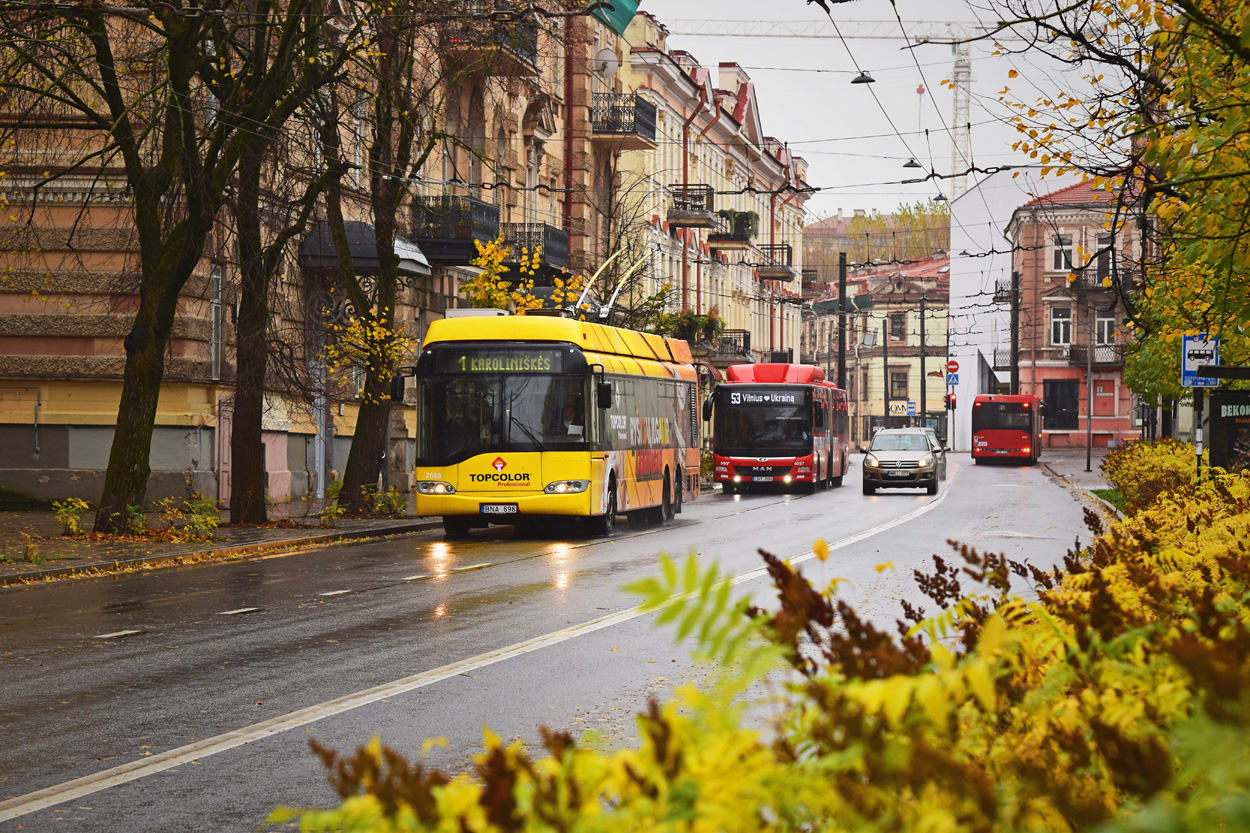 Вильнюс, Solaris Trollino II 15 AC № 2696