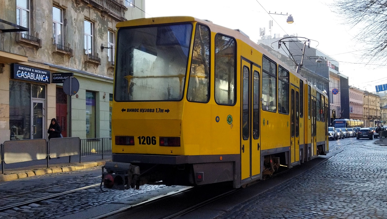 Львов, Tatra KT4DM № 1206