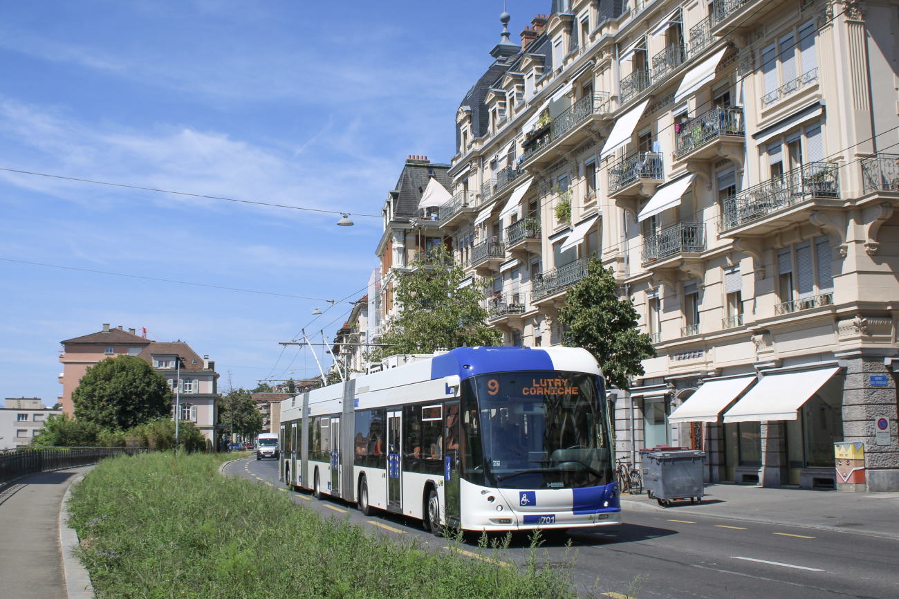 Лозанна, Hess lighTram 25 DC № 701 Лозанна, Hess lighTram 25 DC № 701