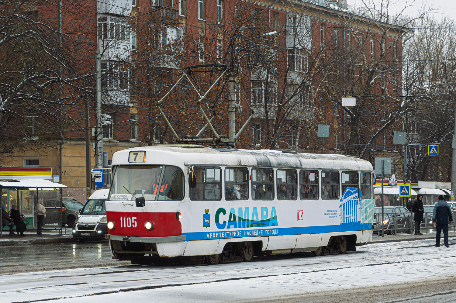 Samara, Tatra T3SU (2-door) № 1105