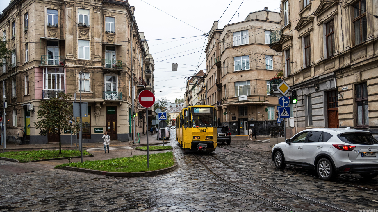 Львов, Tatra KT4D № 1162