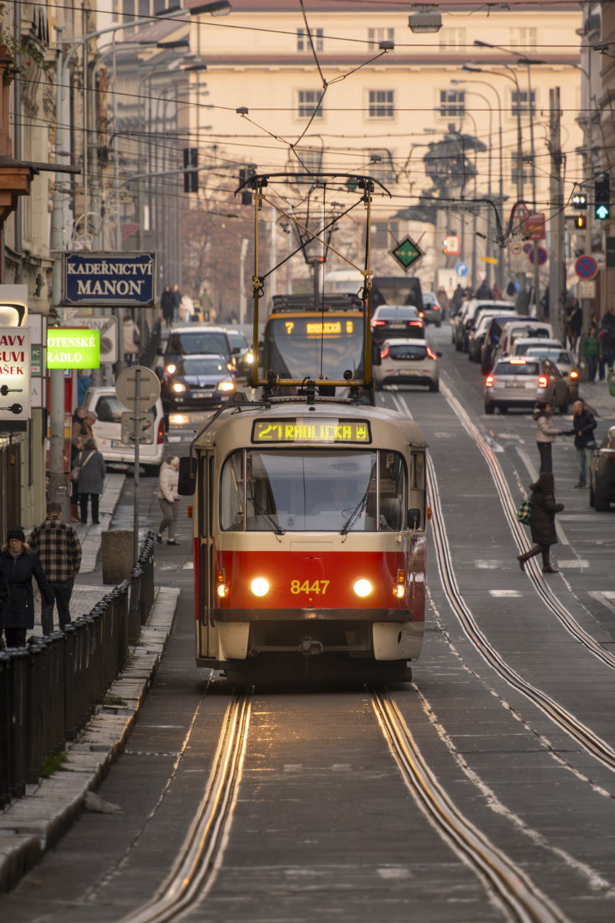 Прага, Tatra T3R.P № 8447