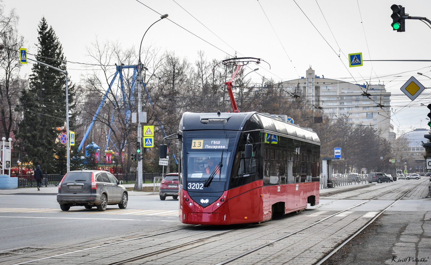 Новосибирск, БКМ Т701 № 3202
