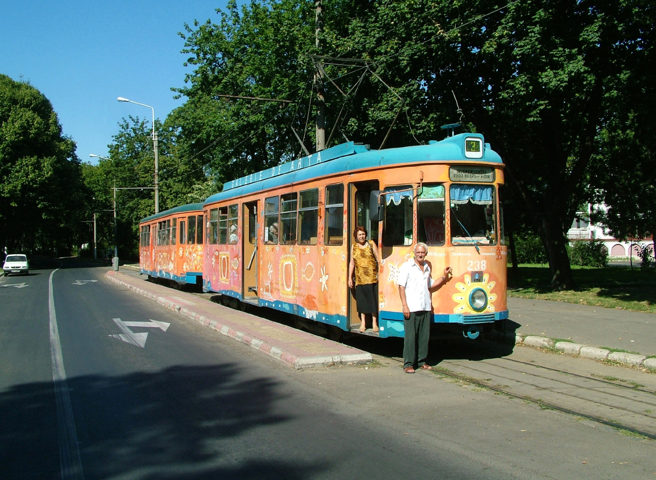 Брэила, MAN T4 № 238; Работники электротранспорта