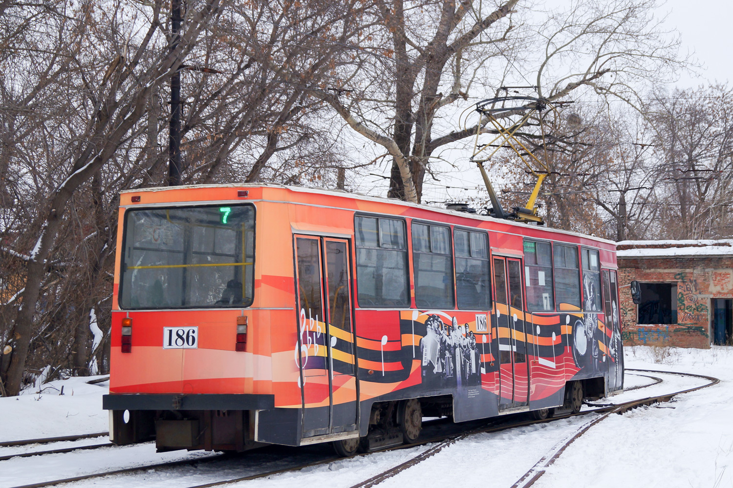Омск, 71-605ЭП № 186