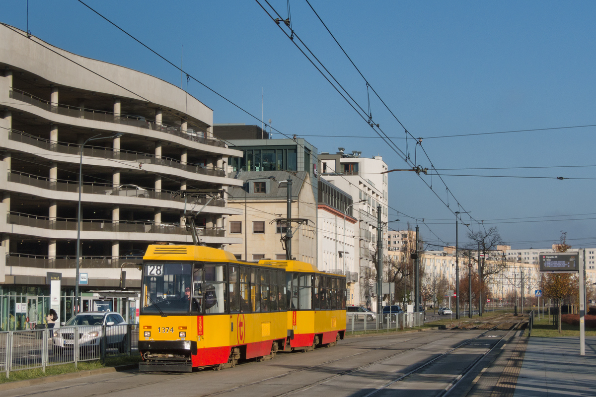 Варшава, Konstal 105Na № 1374