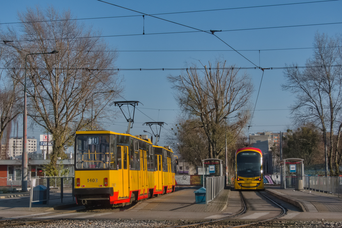 Варшава, Konstal 105Ne № 1403