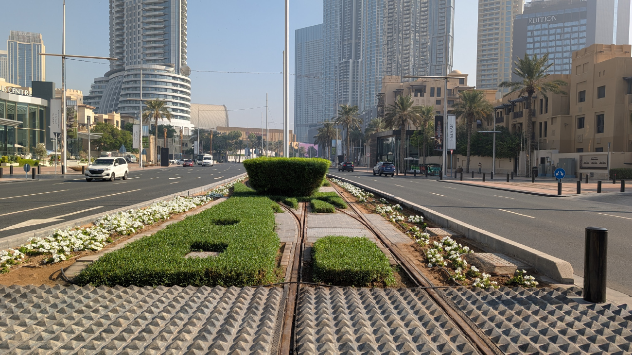 Дубай — Трамвайные линии и инфраструктура