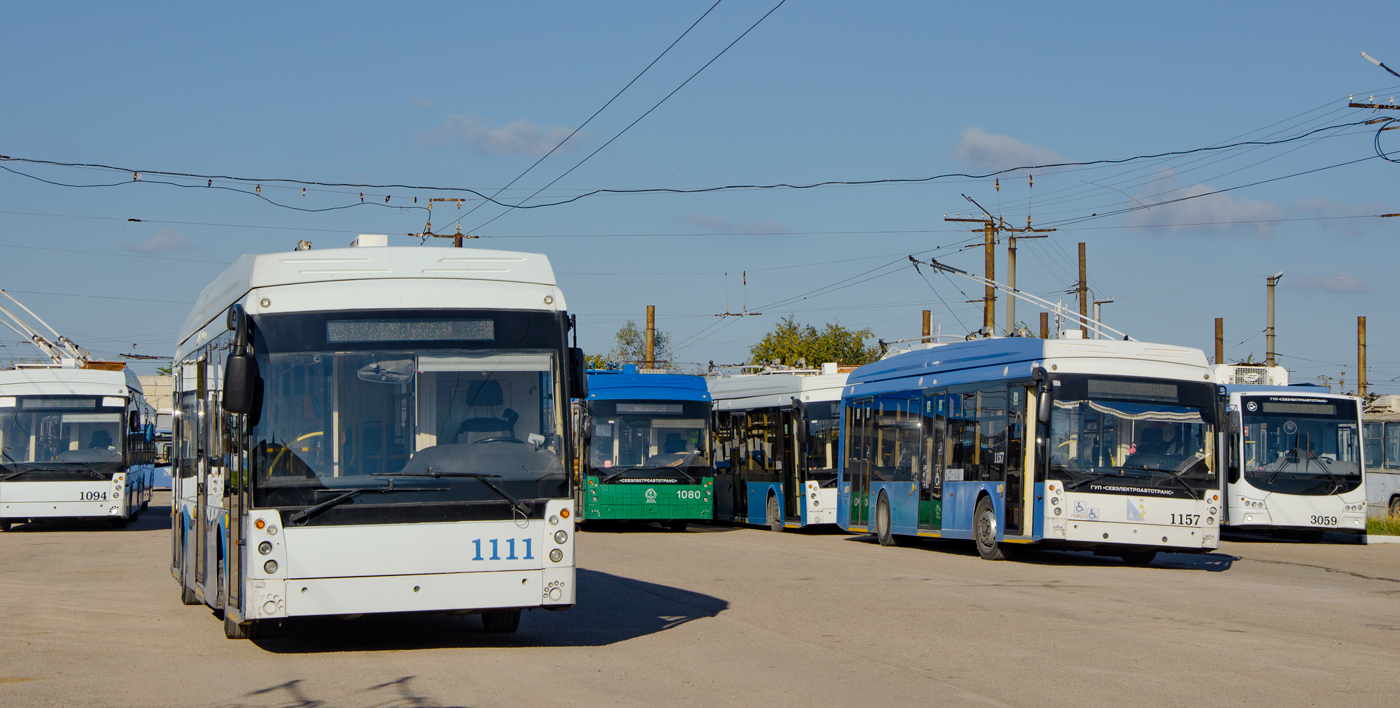 Севастополь, Тролза-5265.03 «Мегаполис» № 1111; Севастополь, Тролза-5265.02 «Мегаполис» № 1157