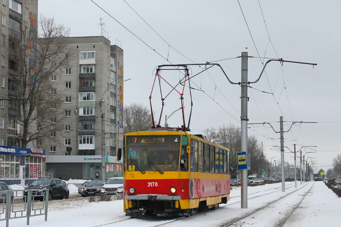 Барнаул, Tatra T6B5SU № 3170
