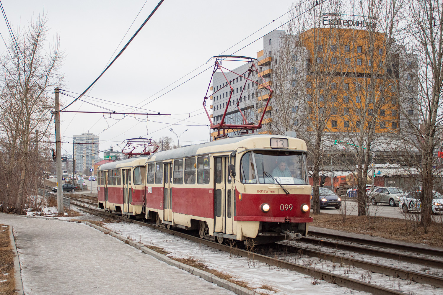 Yekaterinburg, Tatra T3SU (2-door) № 099
