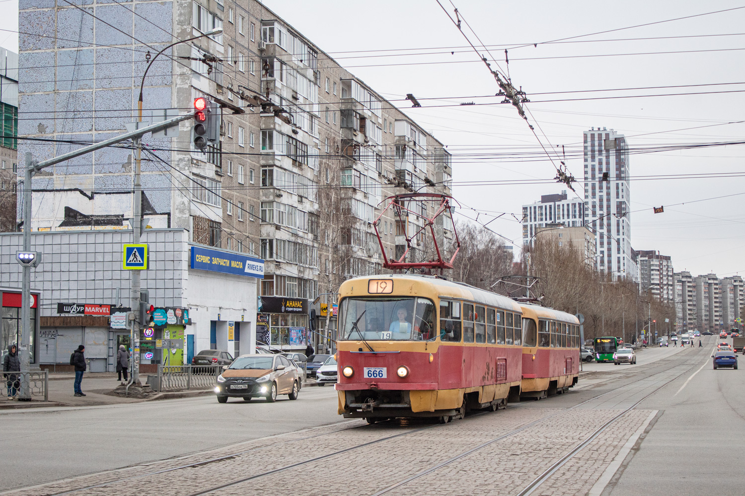 Екатеринбург, Tatra T3SU № 666