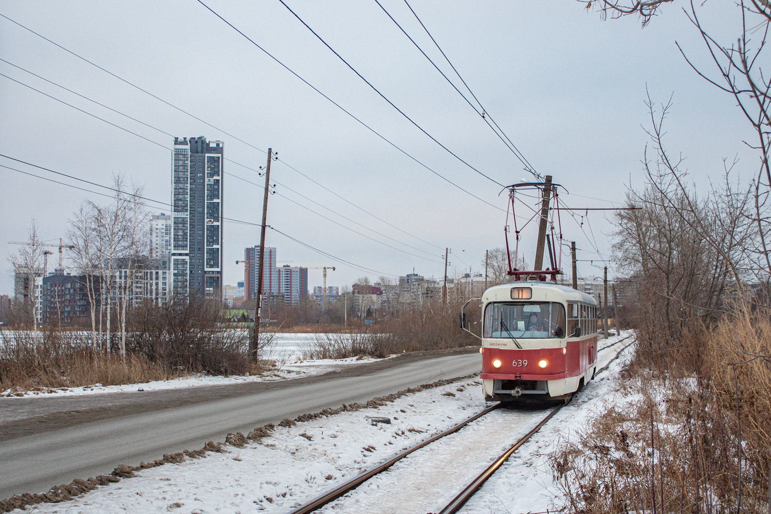 Екатеринбург, Tatra T3SU (двухдверная) № 639