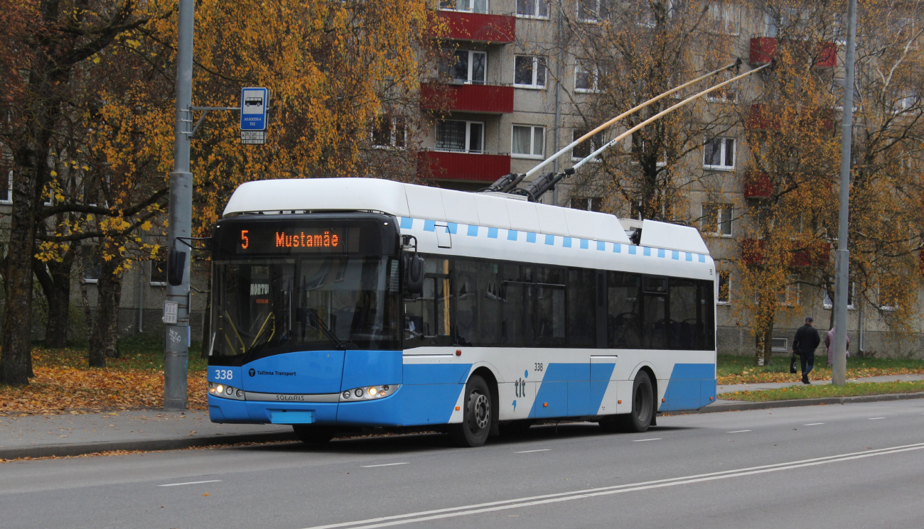 Таллин, Solaris Trollino III 12 AC № 338