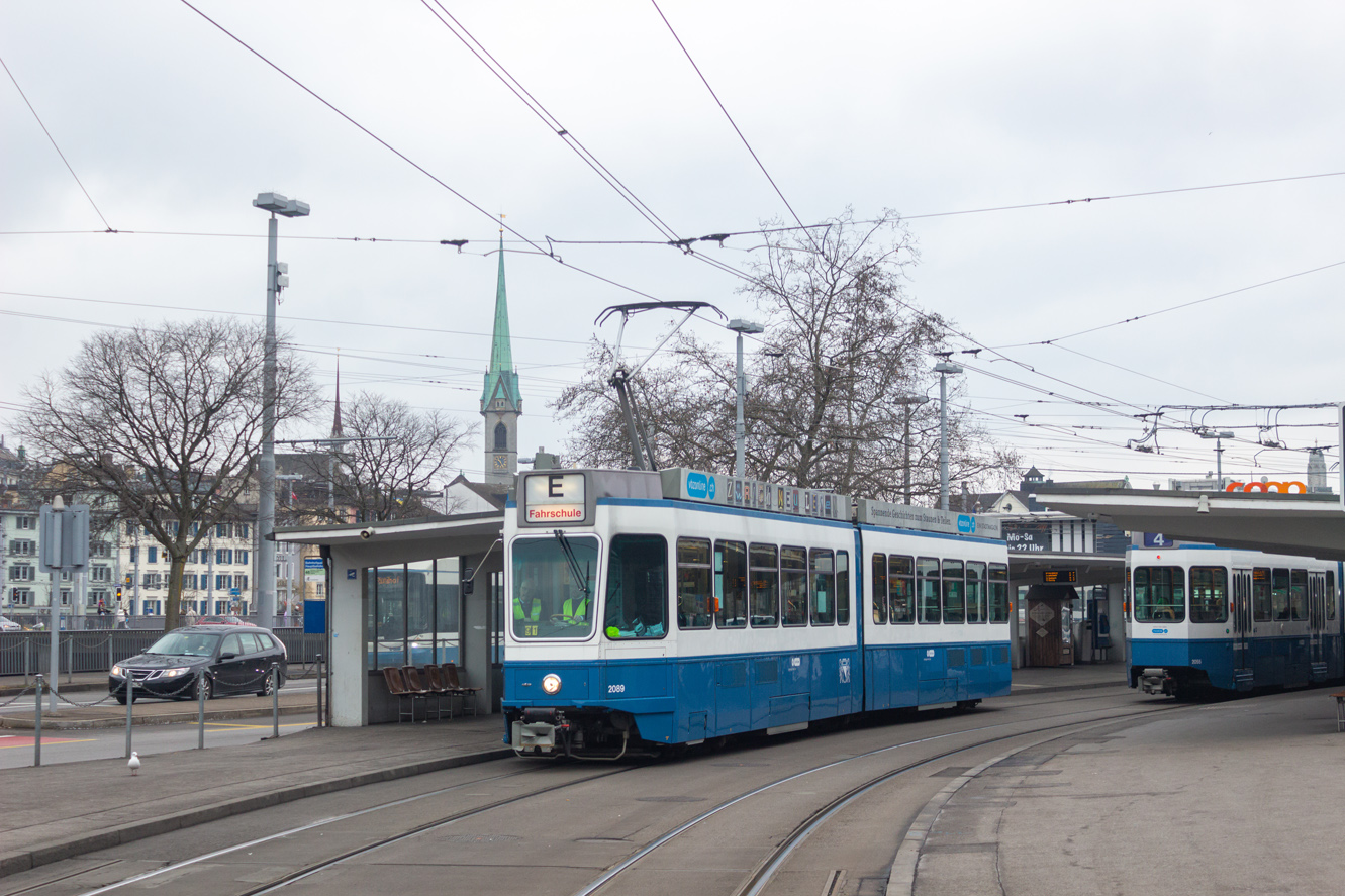 Цюрих, SWP/SIG/BBC Be 4/6 "Tram 2000" № 2089