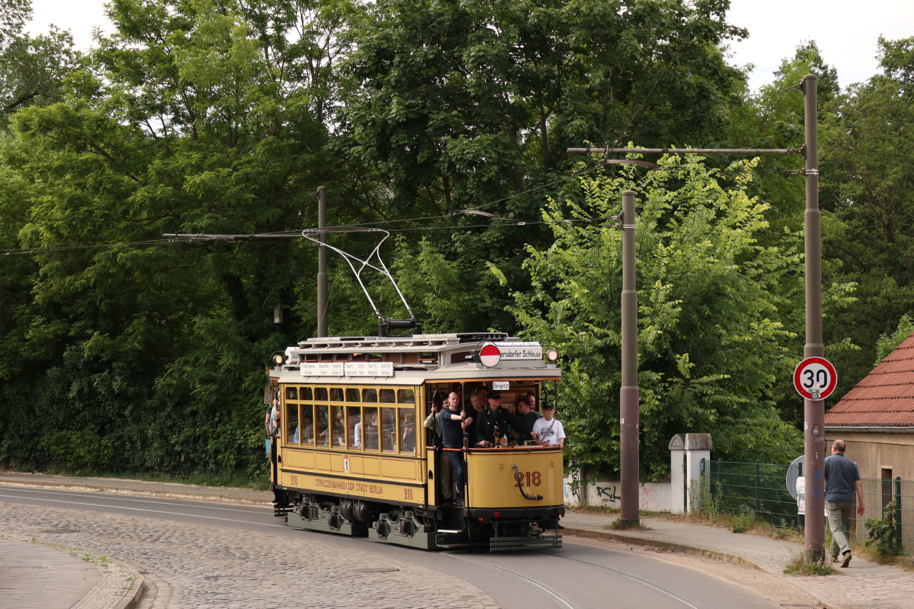 Вольтерсдорф, Falkenried TDS 08/24 № 218; Вольтерсдорф — Юбилей: 111 лет Вольтерсдорфскому трамваю (19./20.05.2024)