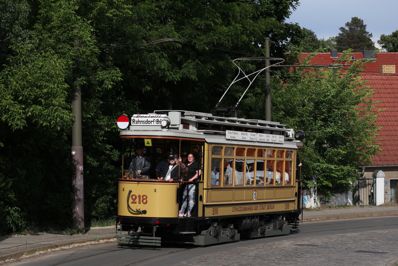 Вольтерсдорф, Falkenried TDS 08/24 № 218; Вольтерсдорф — Юбилей: 111 лет Вольтерсдорфскому трамваю (19./20.05.2024)