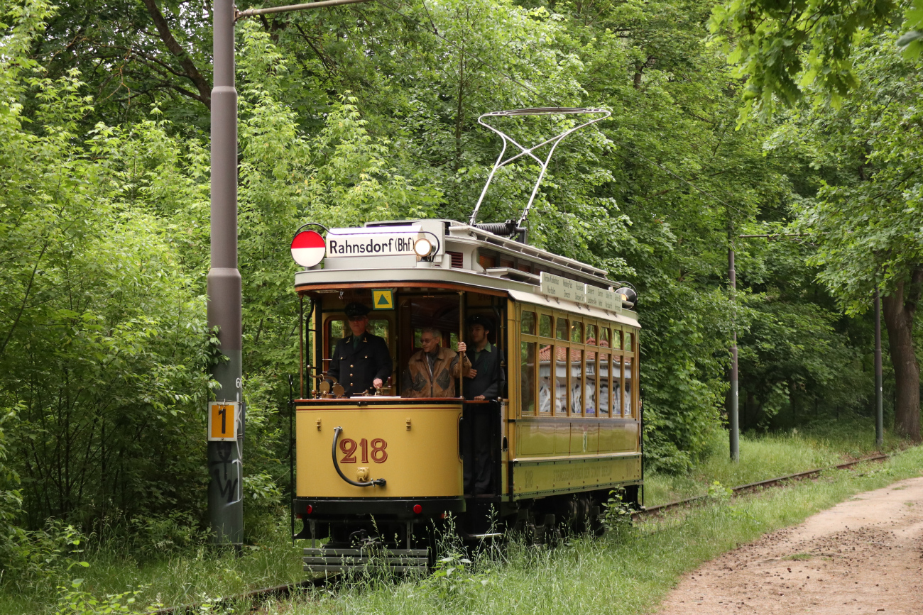 Вольтерсдорф, Falkenried TDS 08/24 № 218; Вольтерсдорф — Юбилей: 111 лет Вольтерсдорфскому трамваю (19./20.05.2024)
