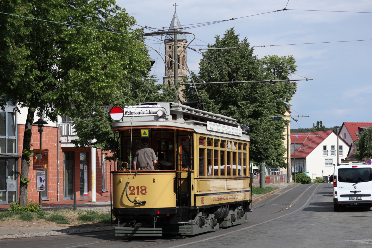 Вольтерсдорф, Falkenried TDS 08/24 № 218; Вольтерсдорф — Юбилей: 111 лет Вольтерсдорфскому трамваю (19./20.05.2024)