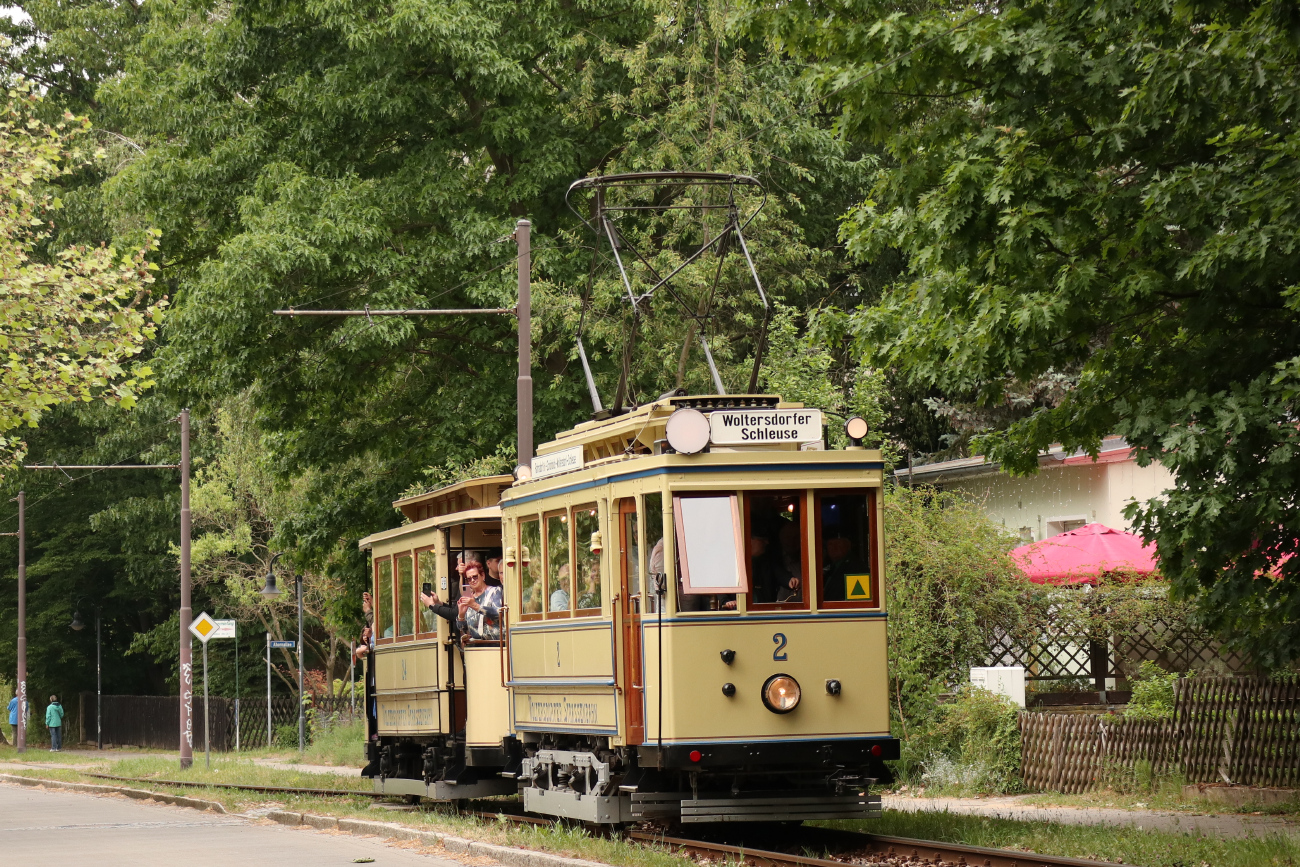 Woltersdorf, O&K 2-axle motor car nr. 2; Woltersdorf — Anniversary: 111 years of Woltersdorf tramway (19./20.05.2024)